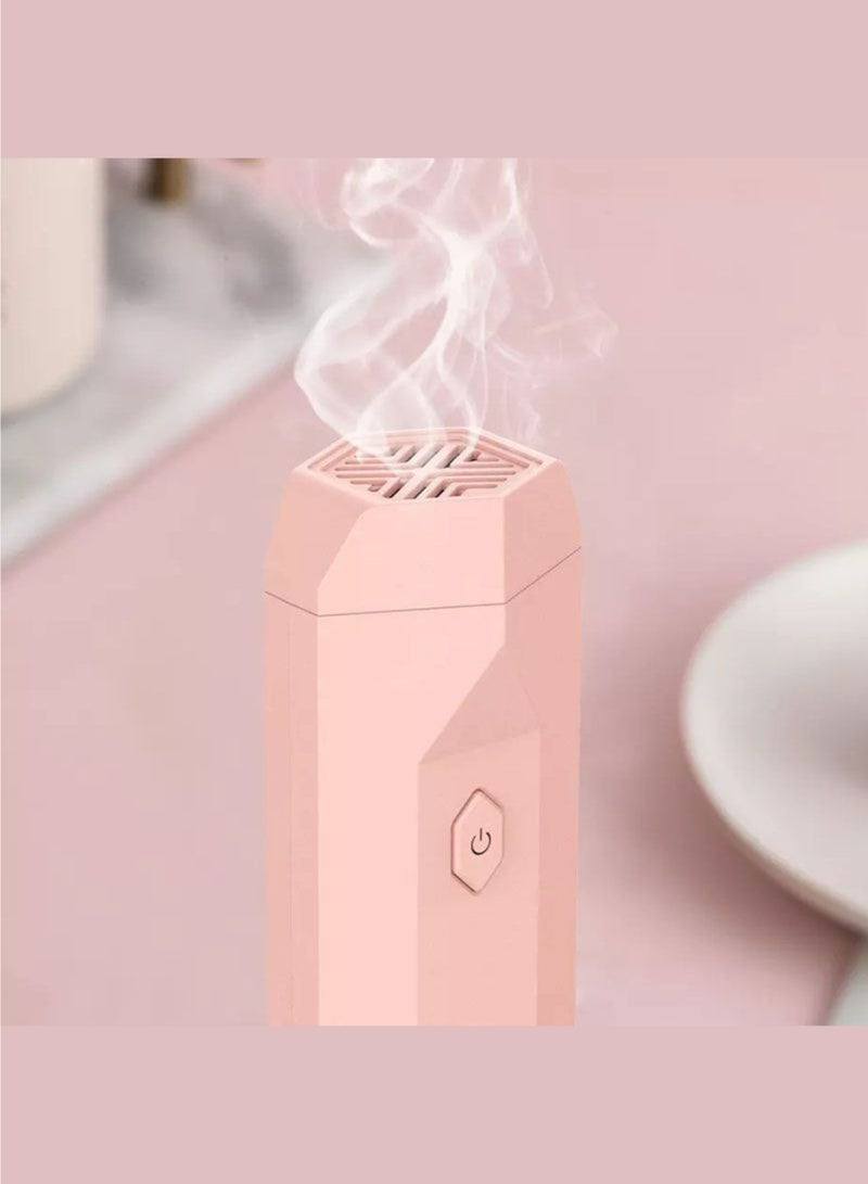 Bukhoor 2-in-1 Electric Bakhoor Incense Burner Hair Comb Diffuser USB Rechargeable Arabic Aroma – White - Image 4